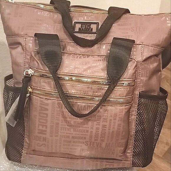 Steve Madden BJaxie Backpack Tote Bag- Olive main image 8